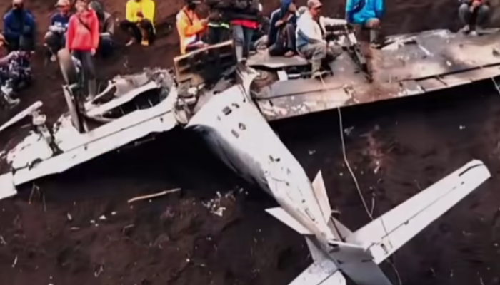Pesawat ATR 42-500 Ditemukan di Puncak Bukit Bulusaraung, Pangkep, Sulawesi Selatan