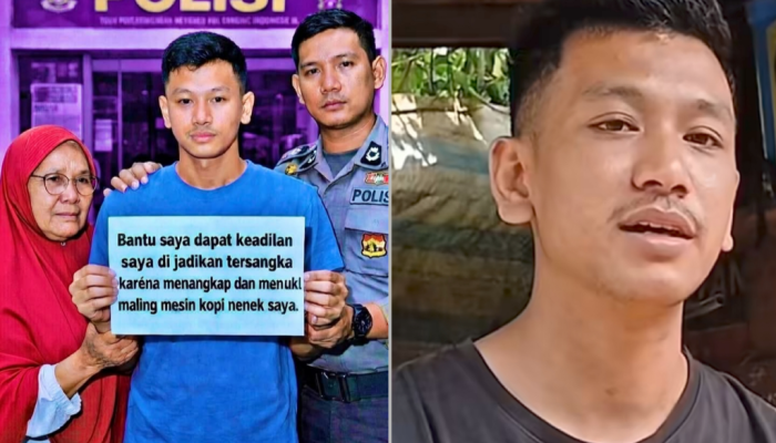 Lawan dan Menangkap Maling Mesin Kopi Nenek, Cucu Justru Jadi Tersangka