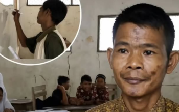 Dedi Tak Pernah Absen, Meski Gaji Sering Absen: Dedikasi Guru Honorer di Ujung Pandeglang