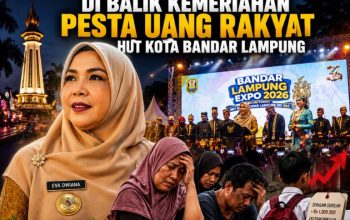 Jeritan Warga di Balik Kemeriahan Pesta Uang Rakyat HUT Kota Bandar Lampung