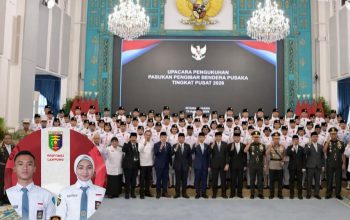 Chika Azahra dan Naufal Ghaly Wakili Lampung di Jajaran 76 Paskibraka Nasional 2026