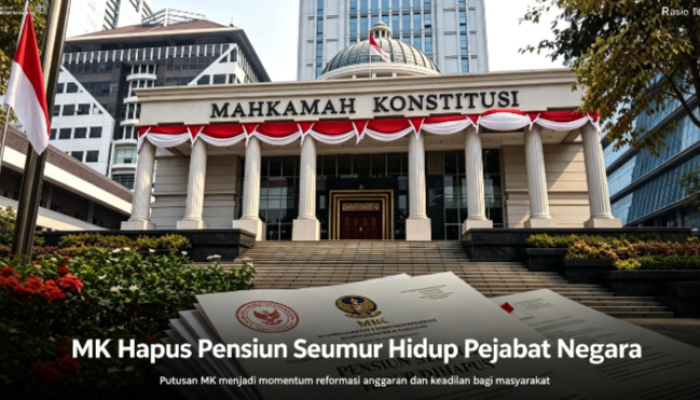 MK Hapus Ketentuan Pensiun Seumur Hidup bagi Pejabat Negara