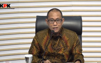 Plt. Direktur Penyidikan KPK Achmad Taufik Husein Melakukan Konferensi Pers Terkaitnya OTT di Lingkungan Kementerian ATR/BPN