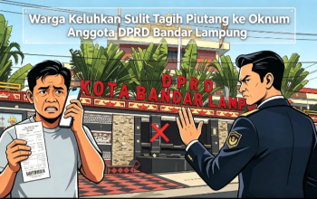 Warga Keluhkan Sulit Tagih Piutang ke Oknum Anggota DPRD Bandar Lampung, Upaya Mediasi Buntu